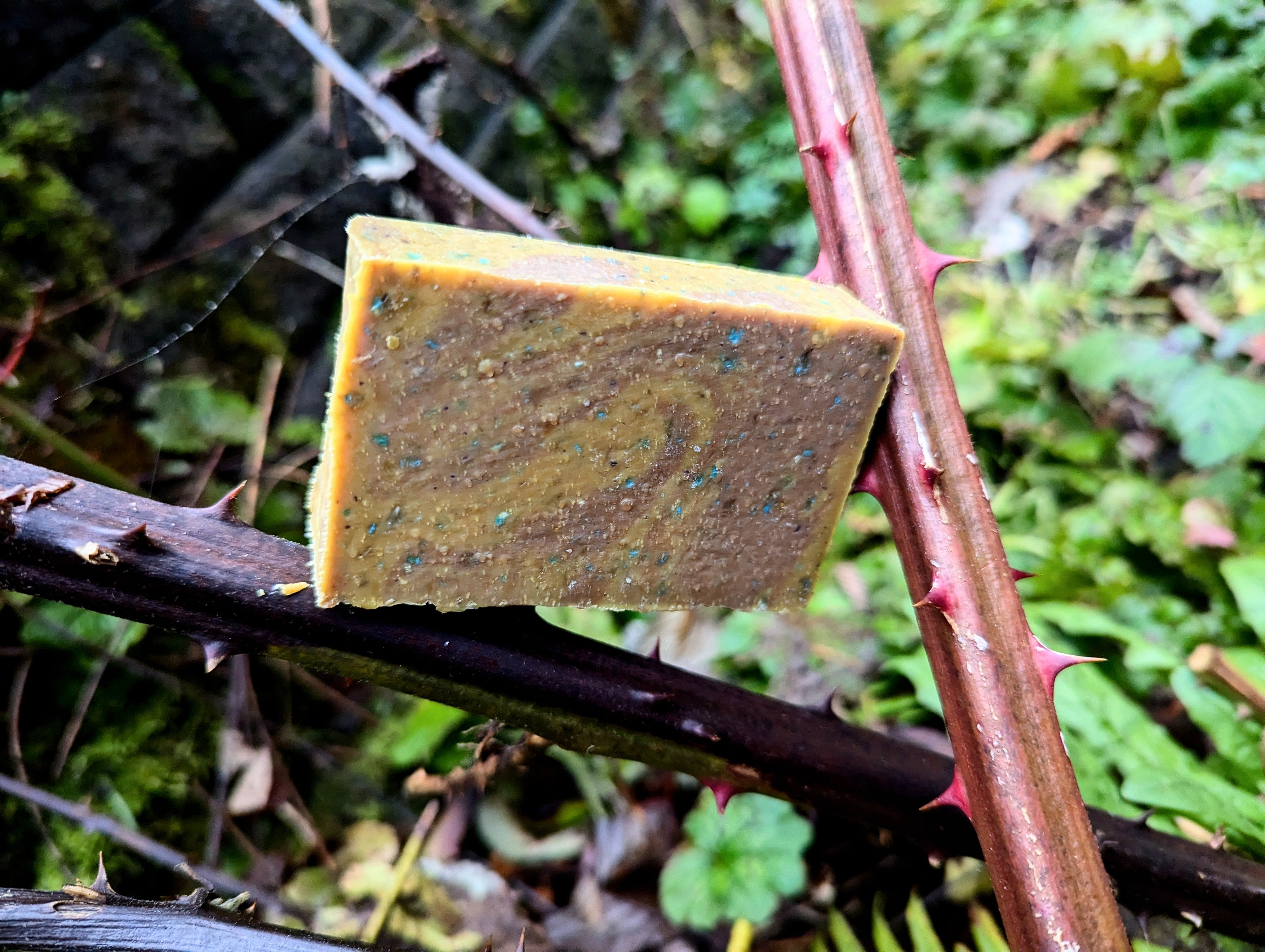 Mahogany Bourbon Lard Soap - ButteredSoapery