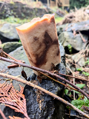 Vanilla Sandalwood Lard Bar soap - ButteredSoapery