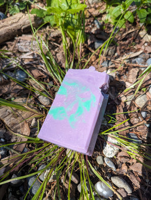 Lavender Vetiver soap - ButteredSoapery