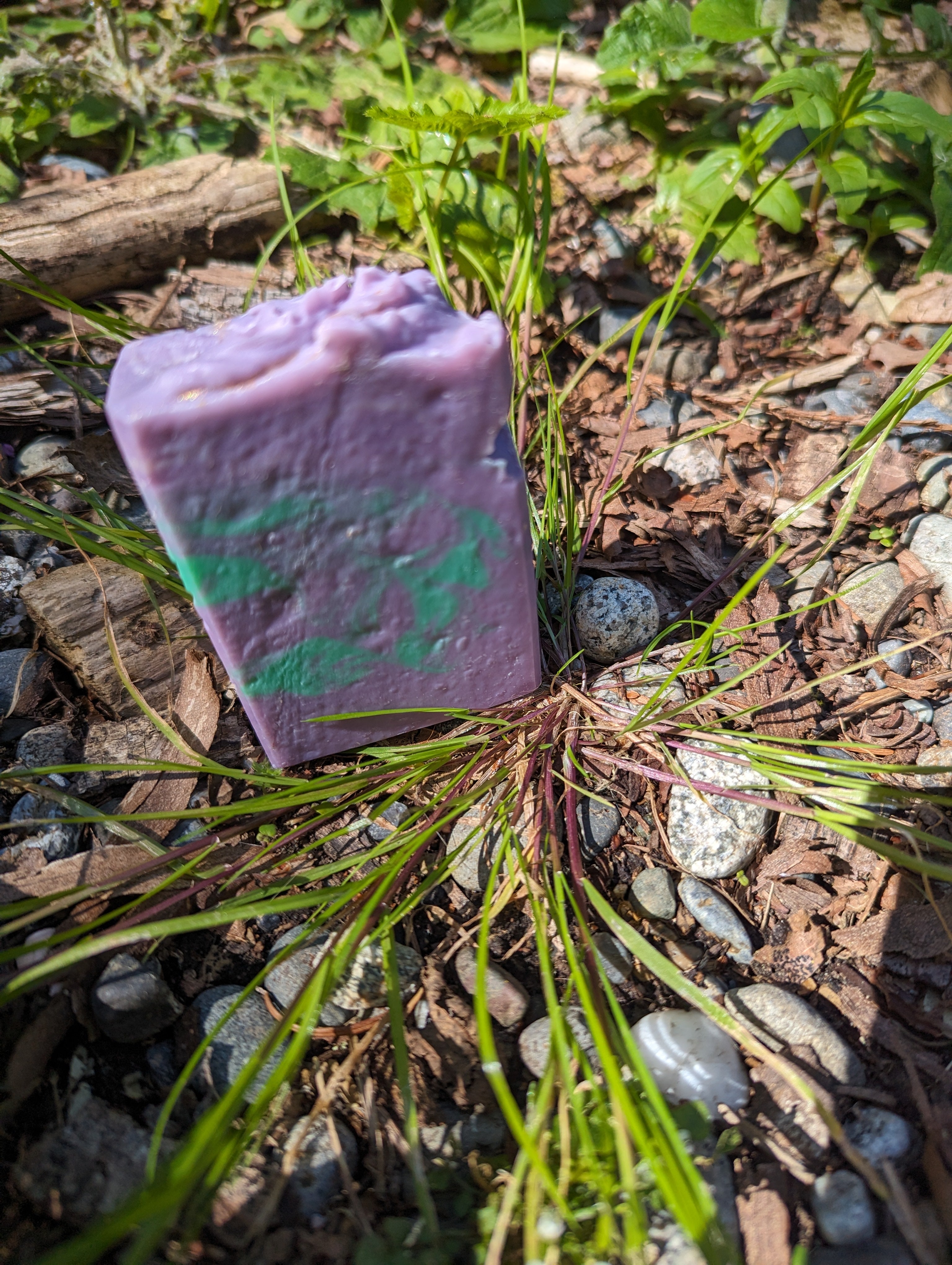 Lavender Vetiver soap - ButteredSoapery