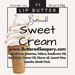 Tallow Lip Butter - ButteredSoapery