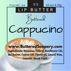 Tallow Lip Butter - ButteredSoapery