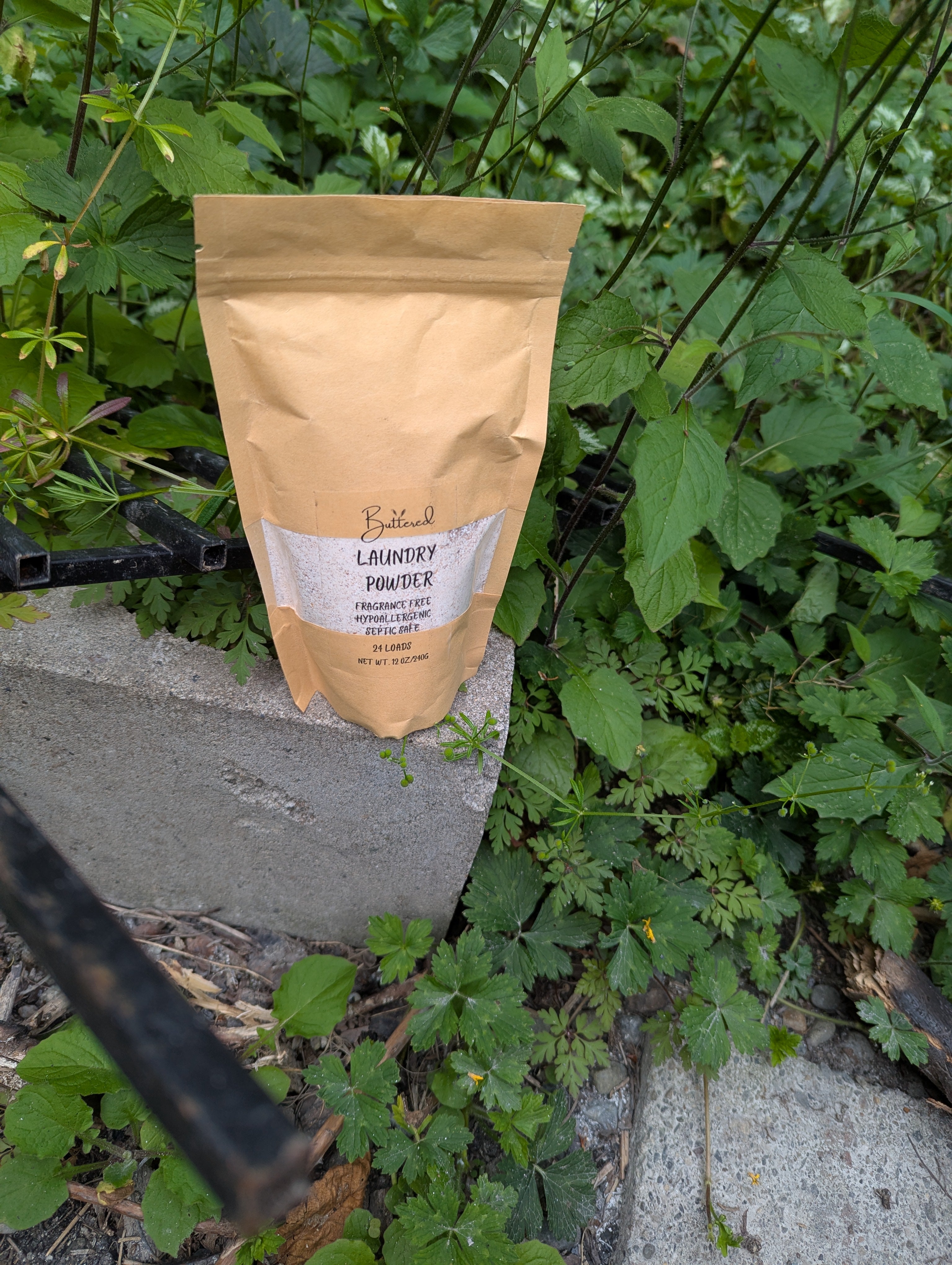 All-Natural Laundry Powder Plant Based 12 oz